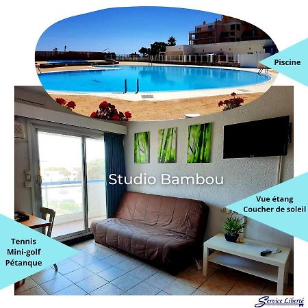 Studio Bambou - Piscine - Acces Direct A La Plage - Lydia Playa Lejlighed Le Barcarès Eksteriør billede