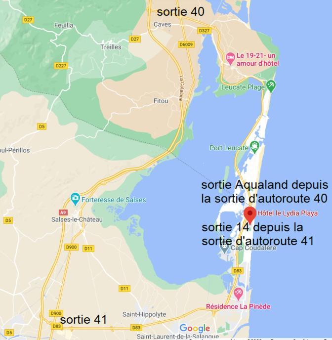 Studio Bambou - Piscine - Acces Direct A La Plage - Lydia Playa Lejlighed Le Barcarès Eksteriør billede